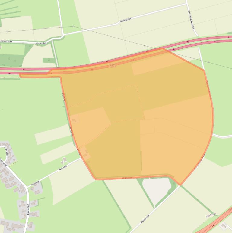 Kaart van postcodegebied 7754NX.