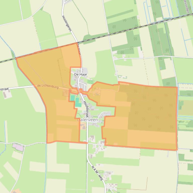 Kaart van postcodegebied 7755NA.