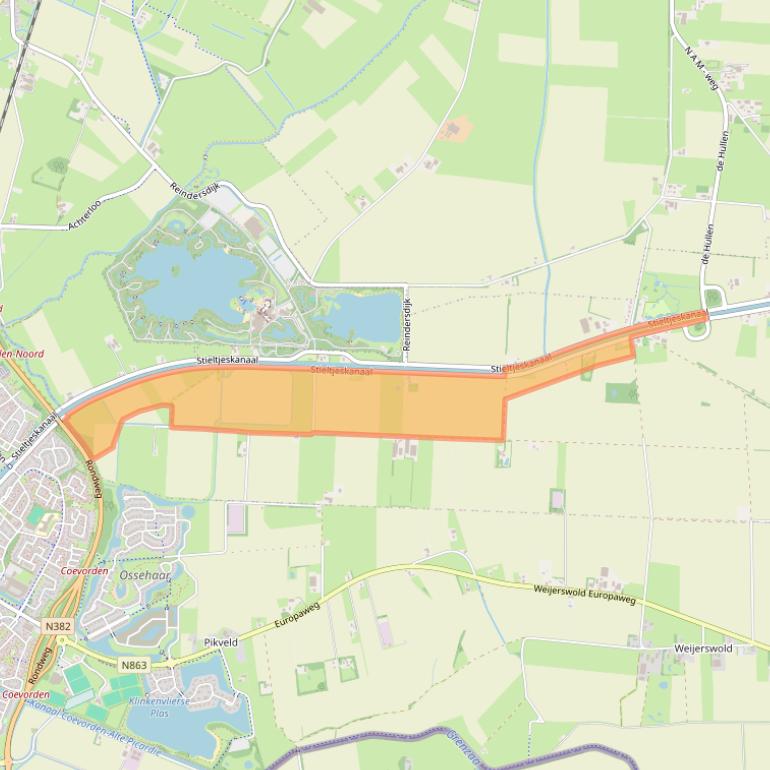 Kaart van postcodegebied 7756PA.