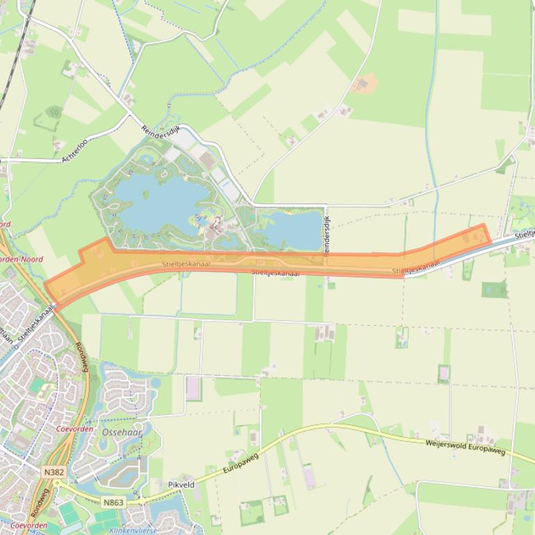 Kaart van postcodegebied 7756PE.