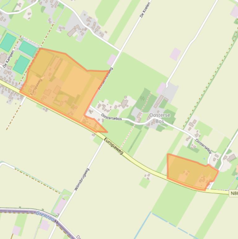 Kaart van postcodegebied 7761AH.