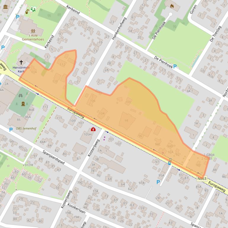 Kaart van postcodegebied 7761AK.