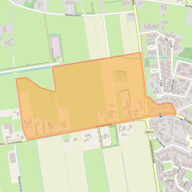 Kaart van postcodegebied 7761AM.