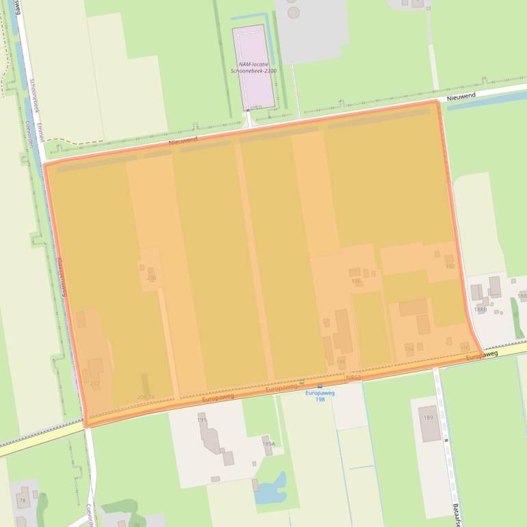 Kaart van postcodegebied 7761AN.