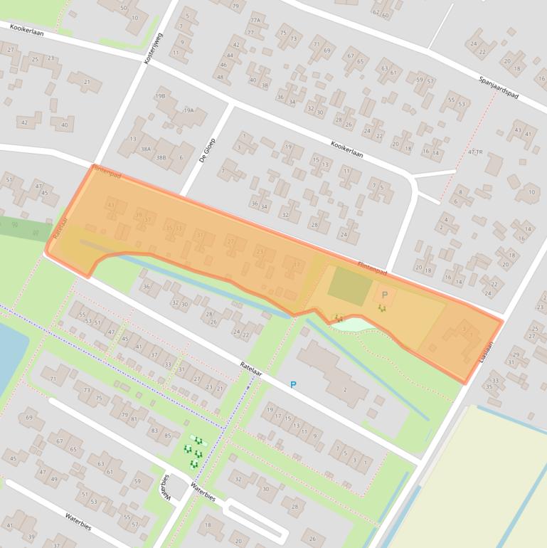 Kaart van postcodegebied 7761AP.