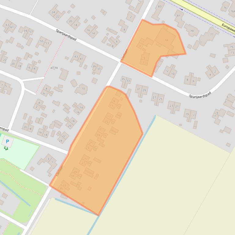 Kaart van postcodegebied 7761BA.