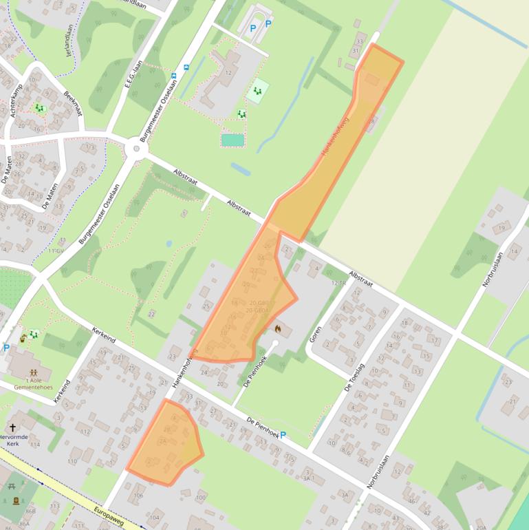 Kaart van postcodegebied 7761BZ.