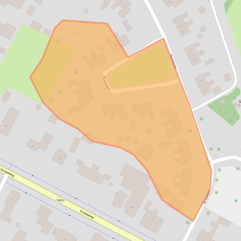 Kaart van postcodegebied 7761CH.