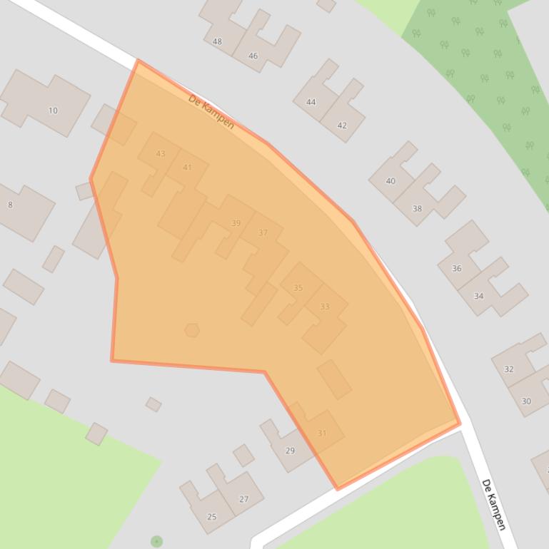 Kaart van postcodegebied 7761CJ.