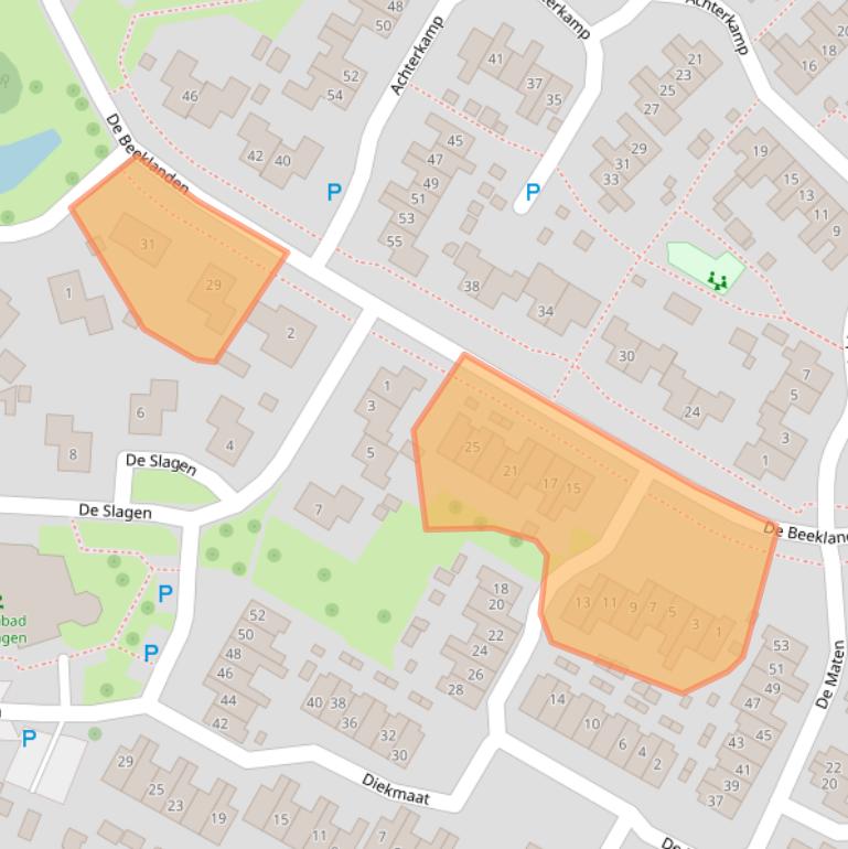 Kaart van postcodegebied 7761DA.