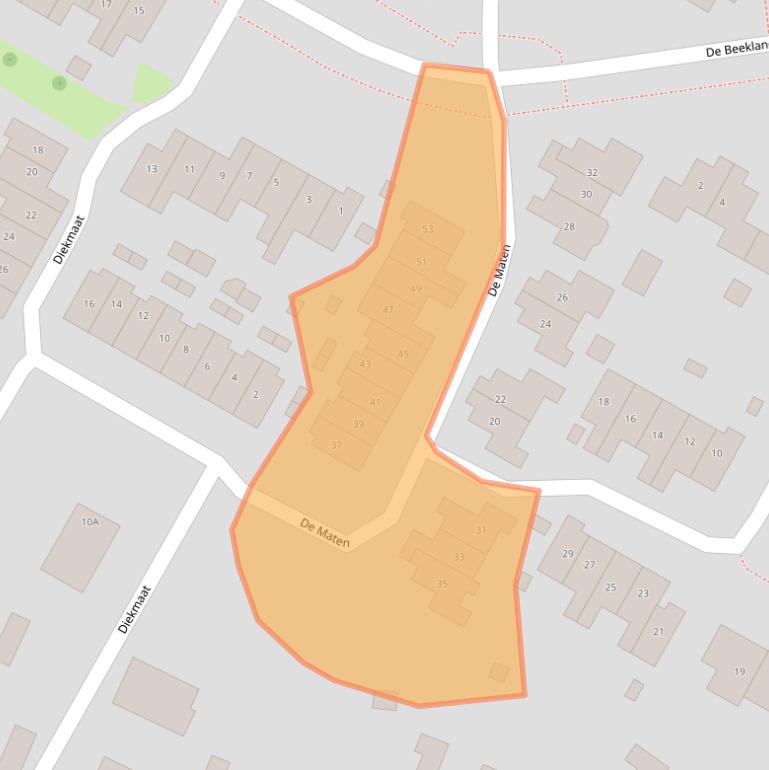 Kaart van postcodegebied 7761DK.