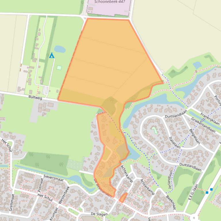 Kaart van postcodegebied 7761DM.