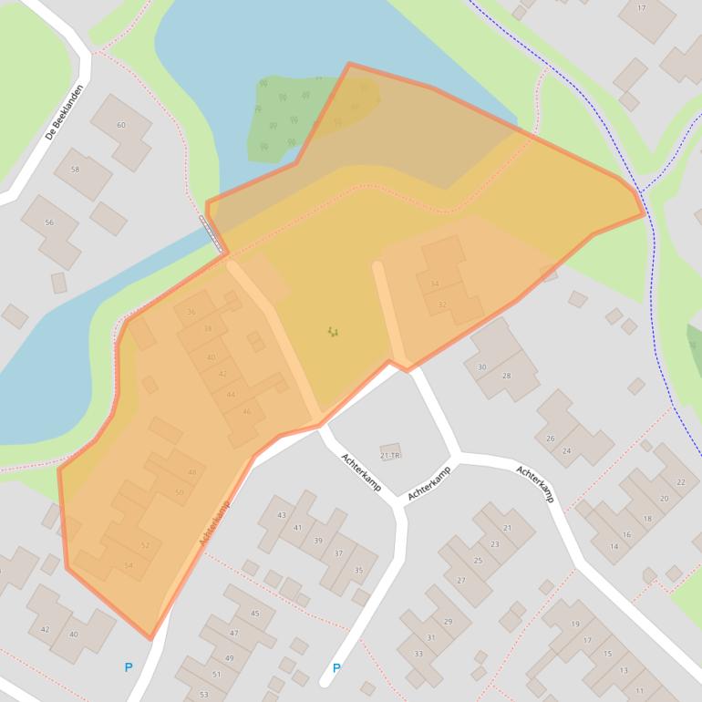 Kaart van postcodegebied 7761DS.