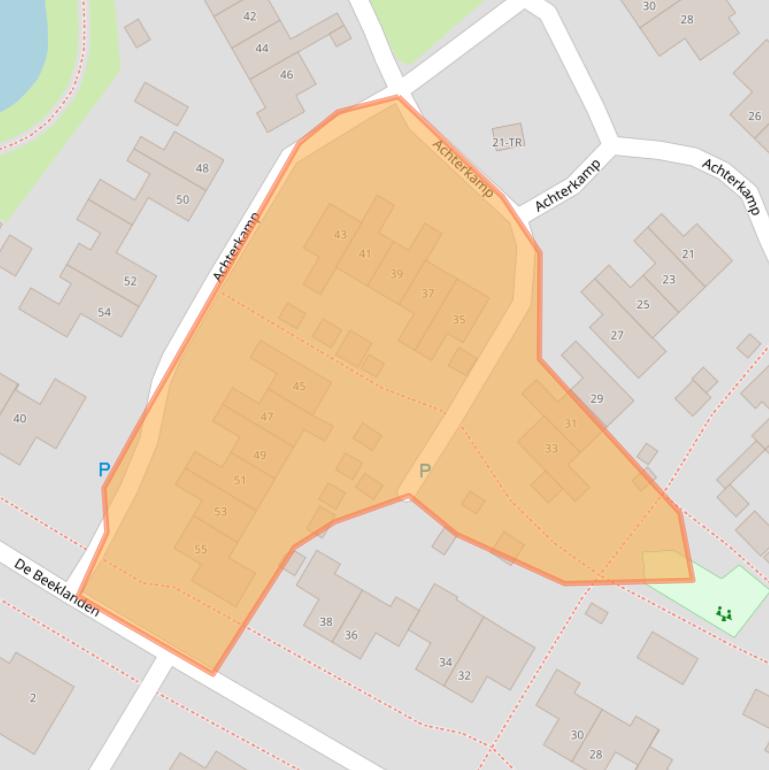 Kaart van postcodegebied 7761DV.