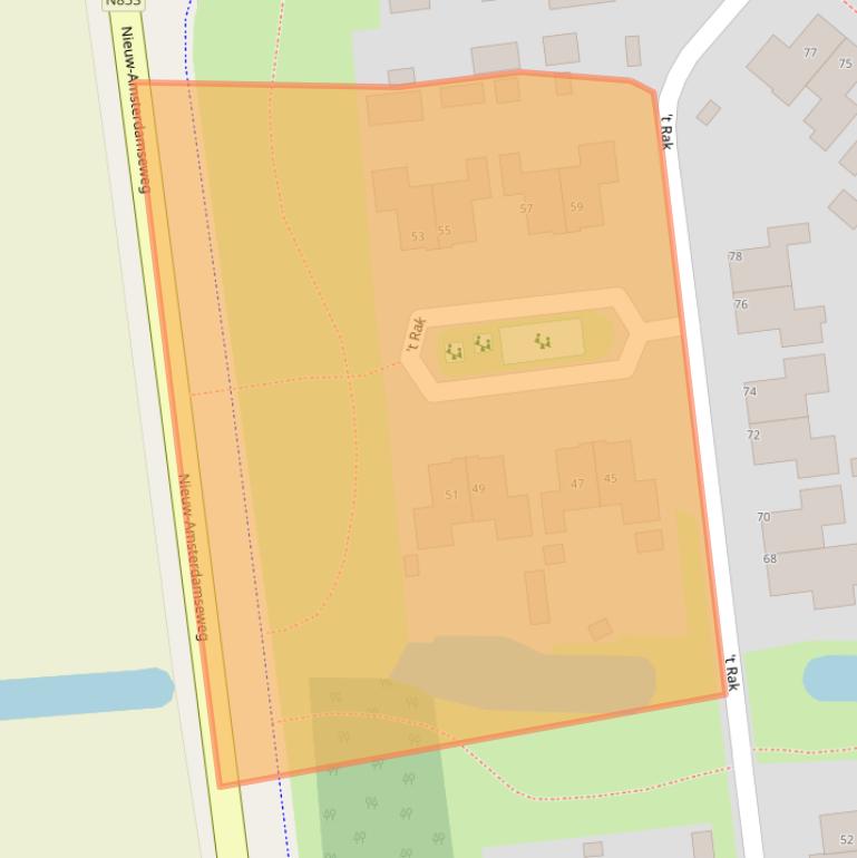 Kaart van postcodegebied 7761GM.