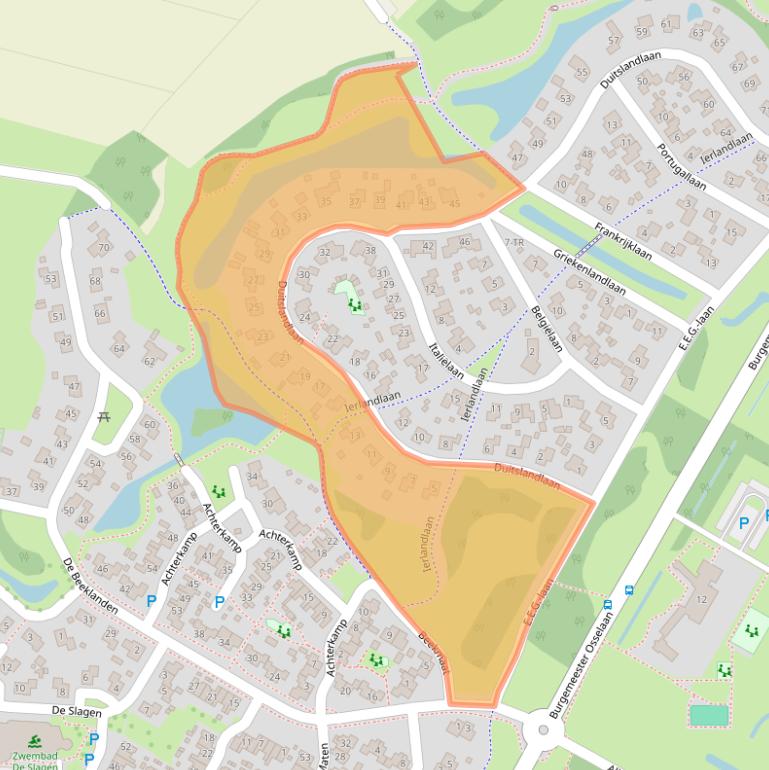 Kaart van postcodegebied 7761HC.