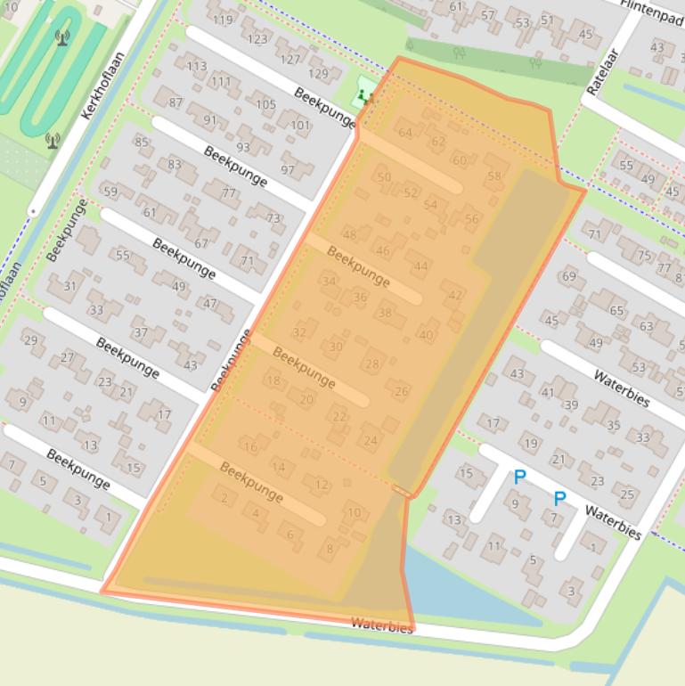 Kaart van postcodegebied 7761KB.