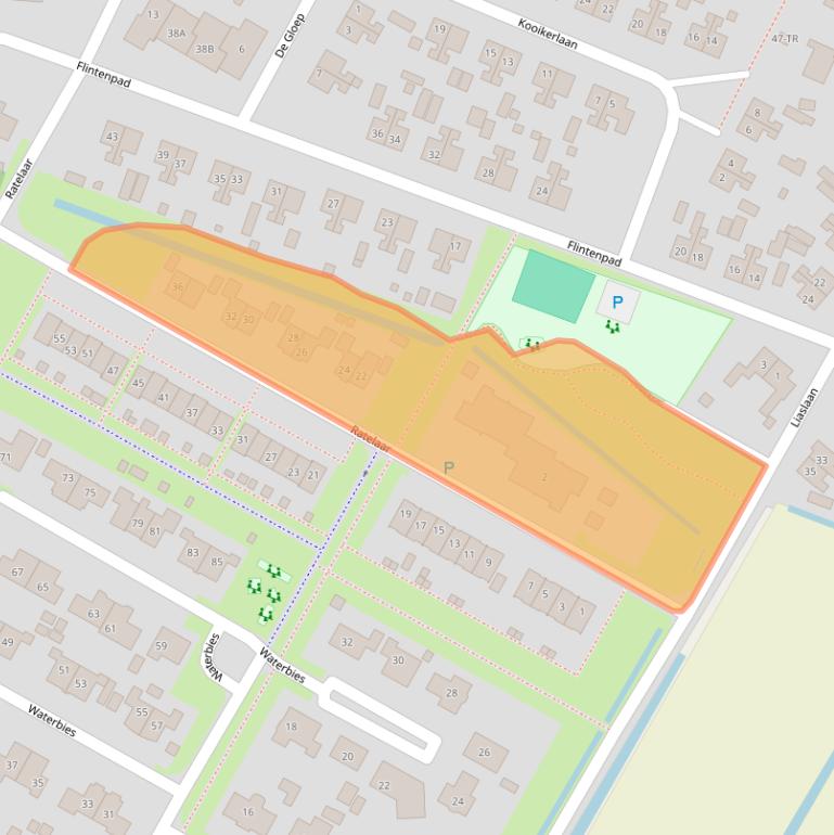 Kaart van postcodegebied 7761KG.