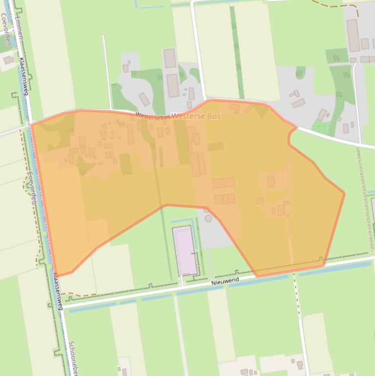 Kaart van postcodegebied 7761PE.