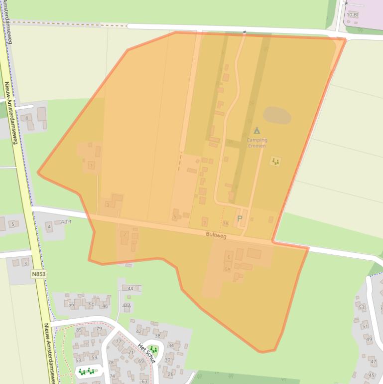 Kaart van postcodegebied 7761PJ.