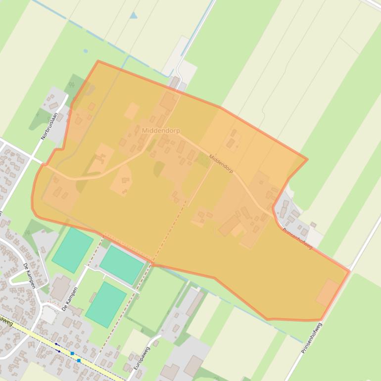 Kaart van postcodegebied 7761PP.