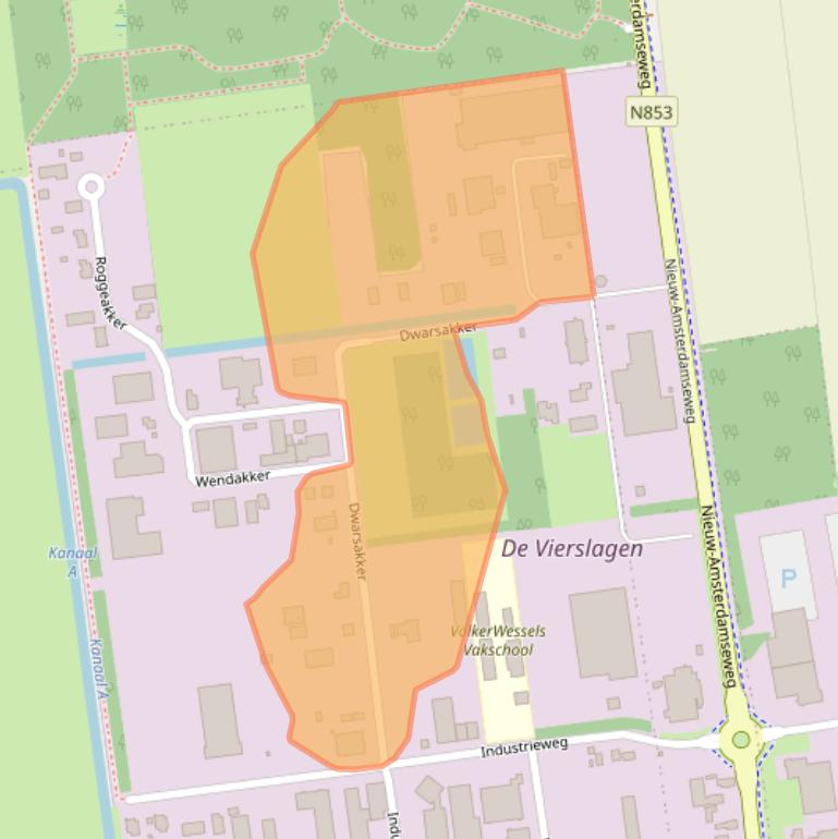 Kaart van postcodegebied 7761PW.