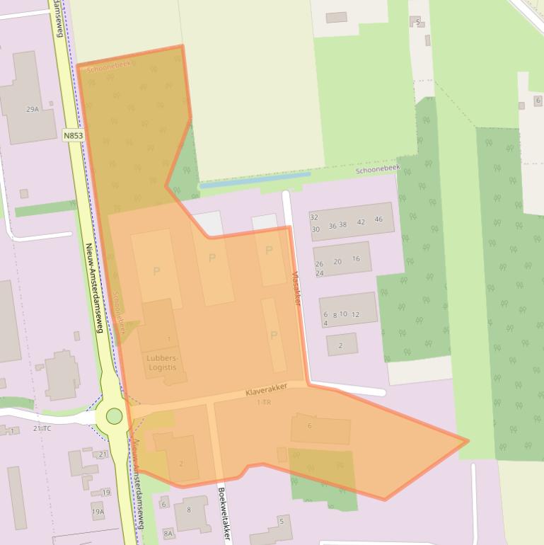 Kaart van postcodegebied 7761RA.