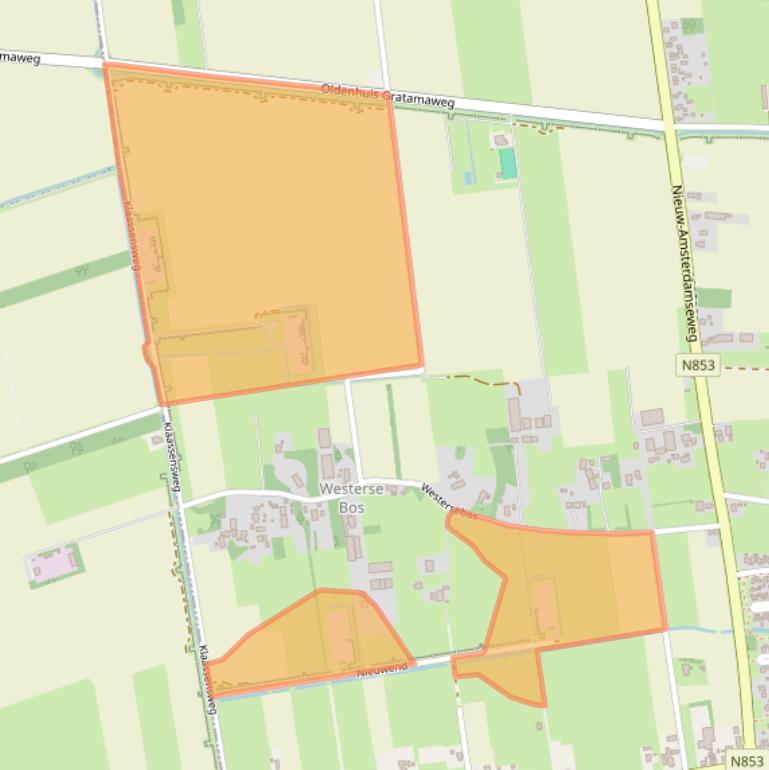 Kaart van postcodegebied 7761RG.