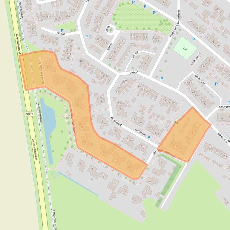 Kaart van postcodegebied 7761WD.