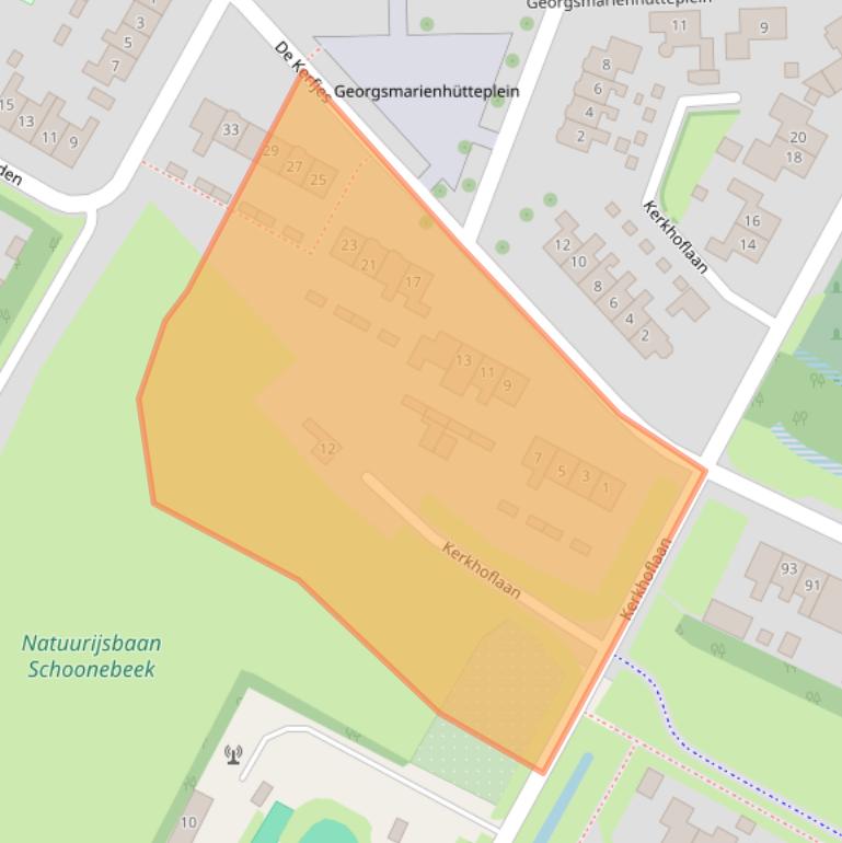 Kaart van postcodegebied 7761XA.