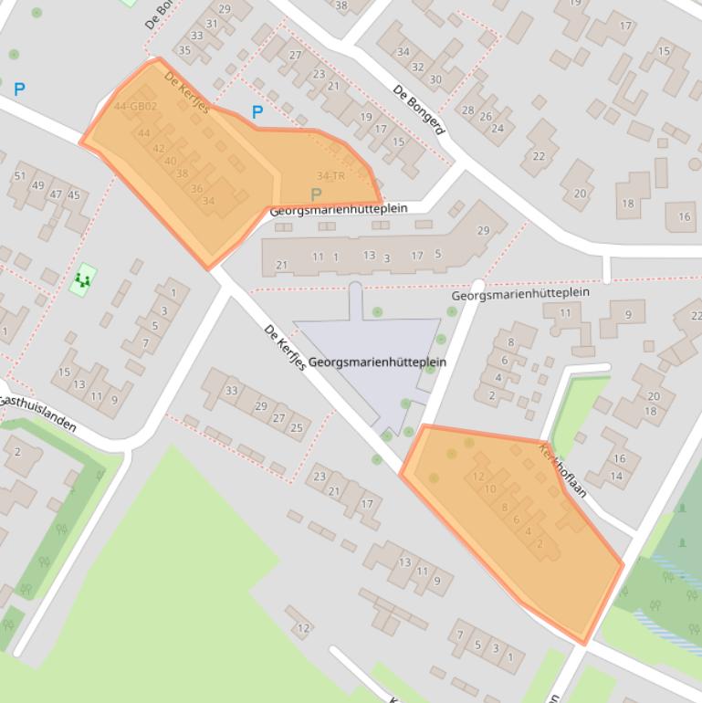 Kaart van postcodegebied 7761XC.