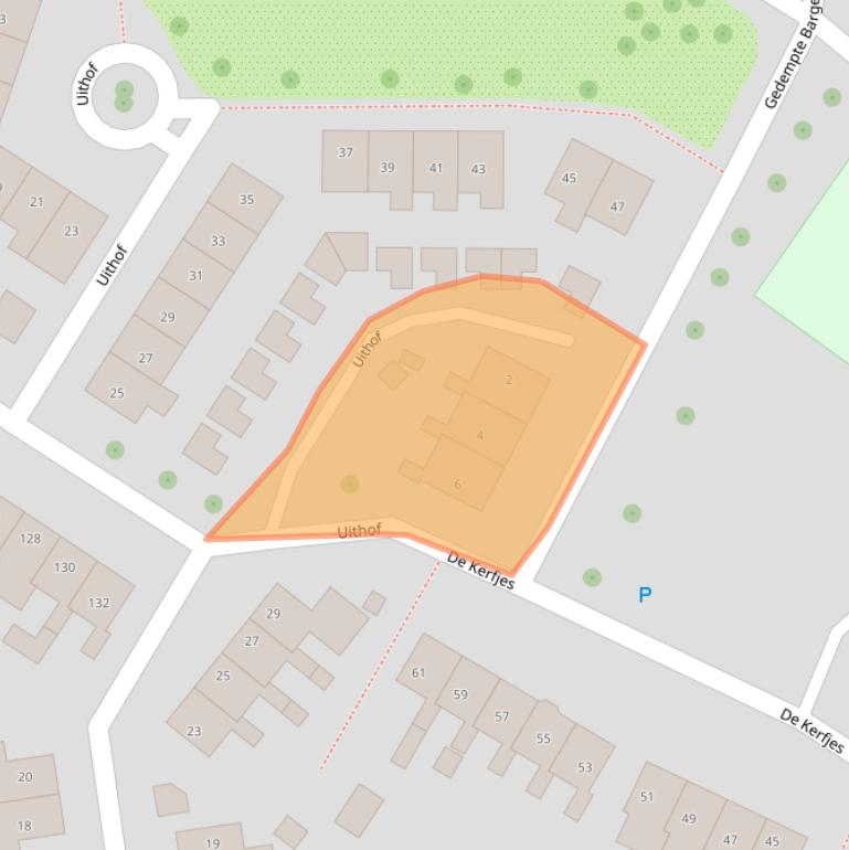 Kaart van postcodegebied 7761XH.