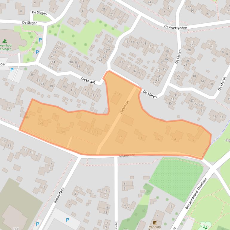 Kaart van postcodegebied 7761XV.