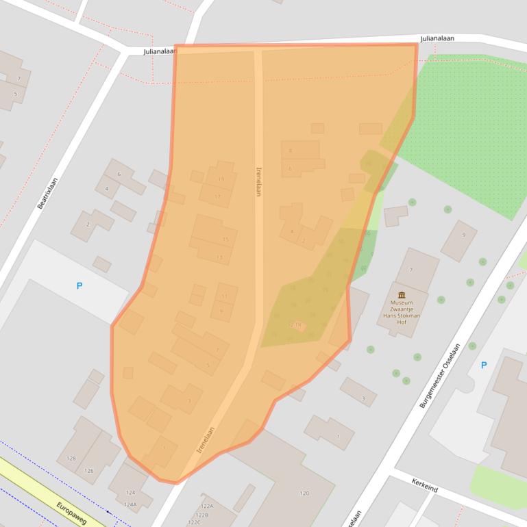 Kaart van postcodegebied 7761XZ.