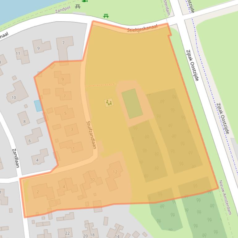 Kaart van postcodegebied 7764AT.