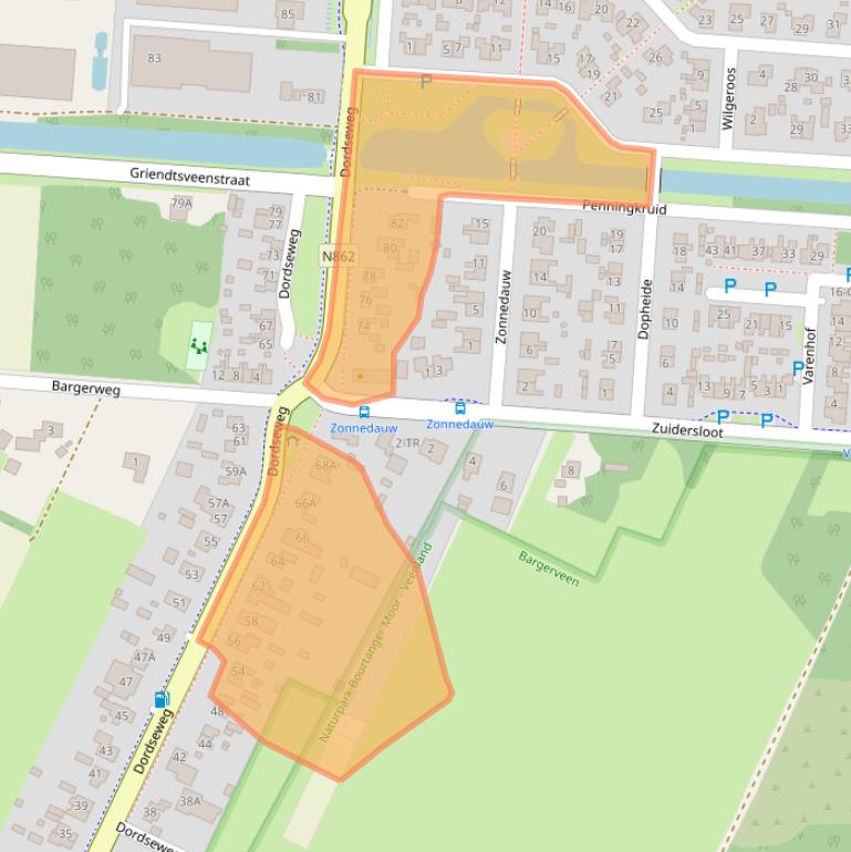 Kaart van postcodegebied 7765AD.