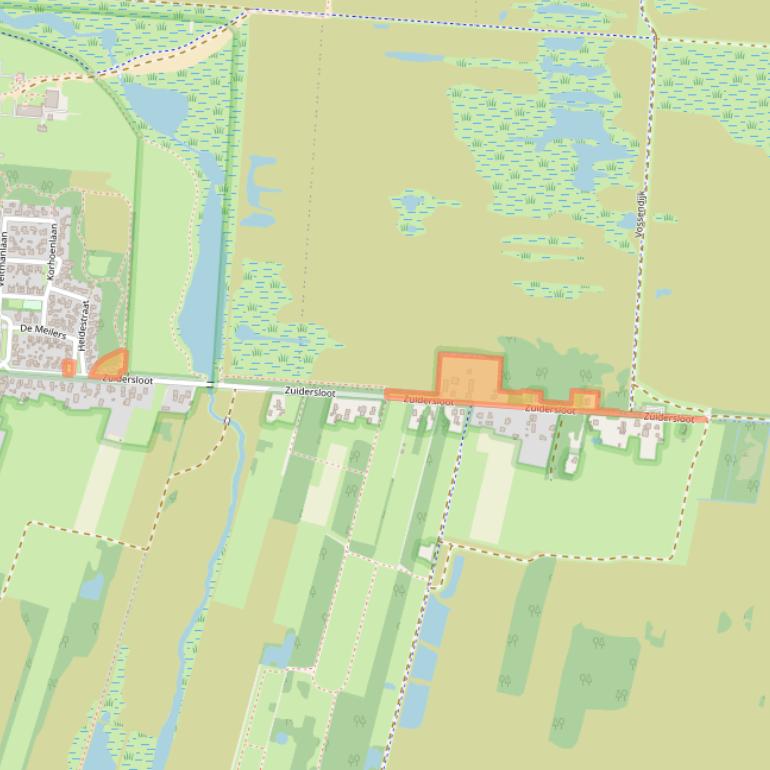 Kaart van postcodegebied 7765AH.