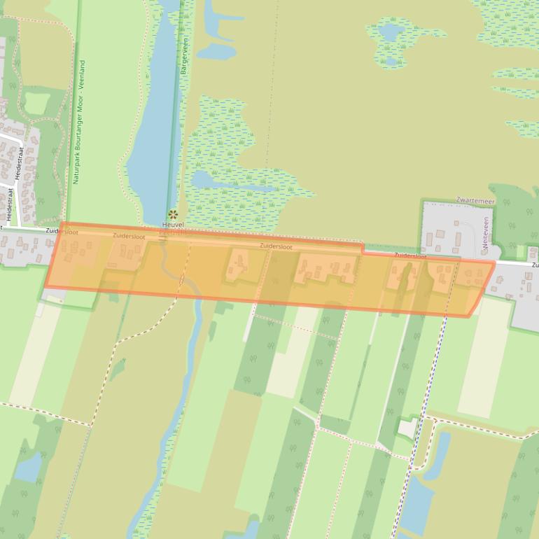 Kaart van postcodegebied 7765AM.