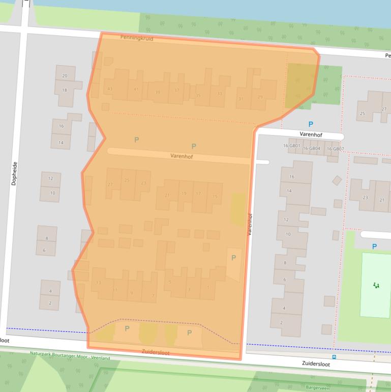 Kaart van postcodegebied 7765AS.