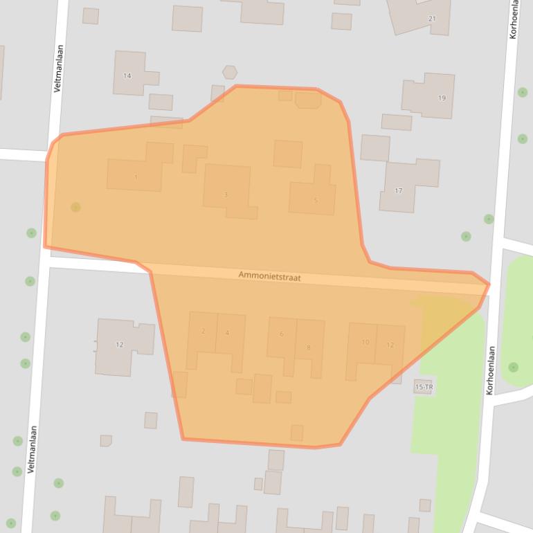 Kaart van postcodegebied 7765BB.