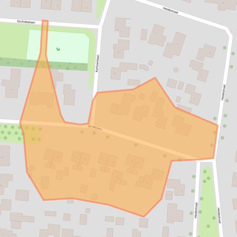 Kaart van postcodegebied 7765BK.