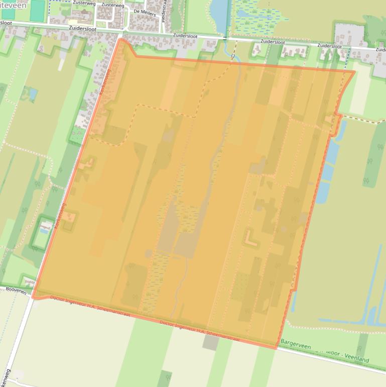 Kaart van postcodegebied 7765BP.