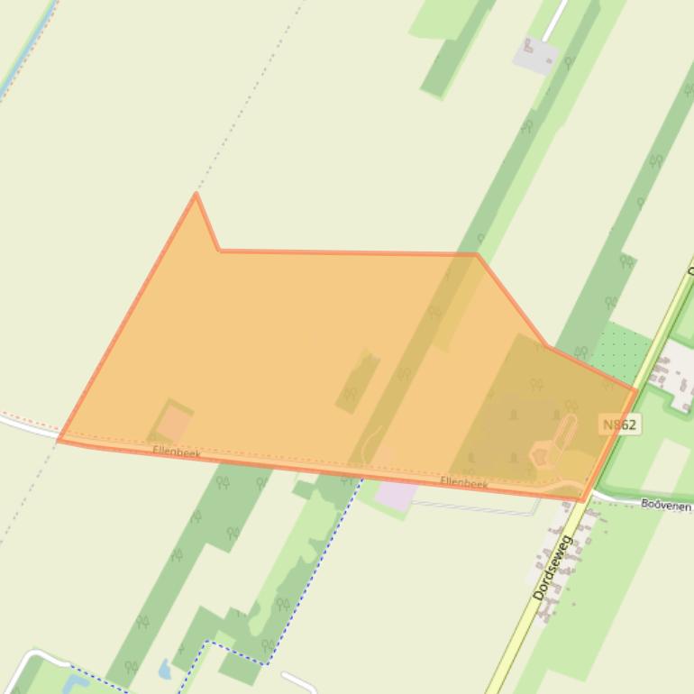 Kaart van postcodegebied 7765CZ.