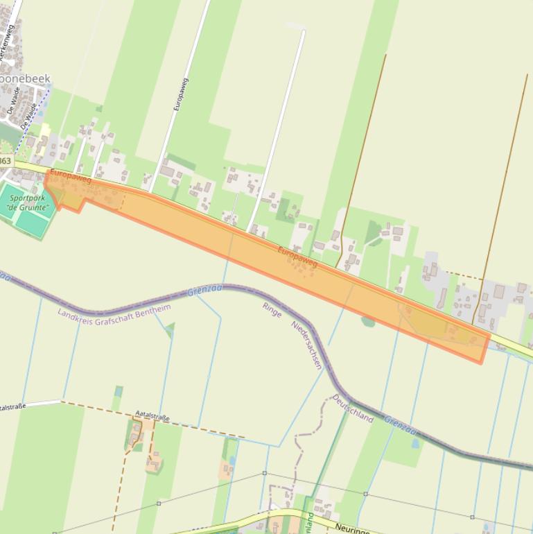 Kaart van postcodegebied 7766AR.