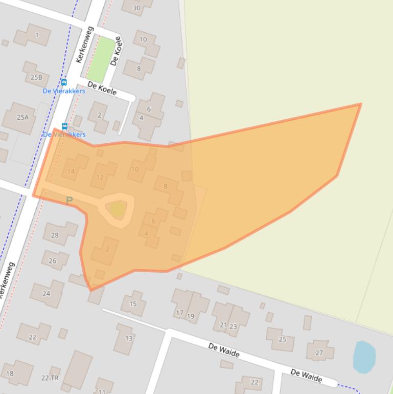 Kaart van postcodegebied 7766BK.