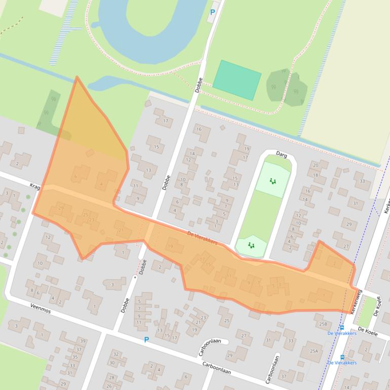 Kaart van postcodegebied 7766BL.