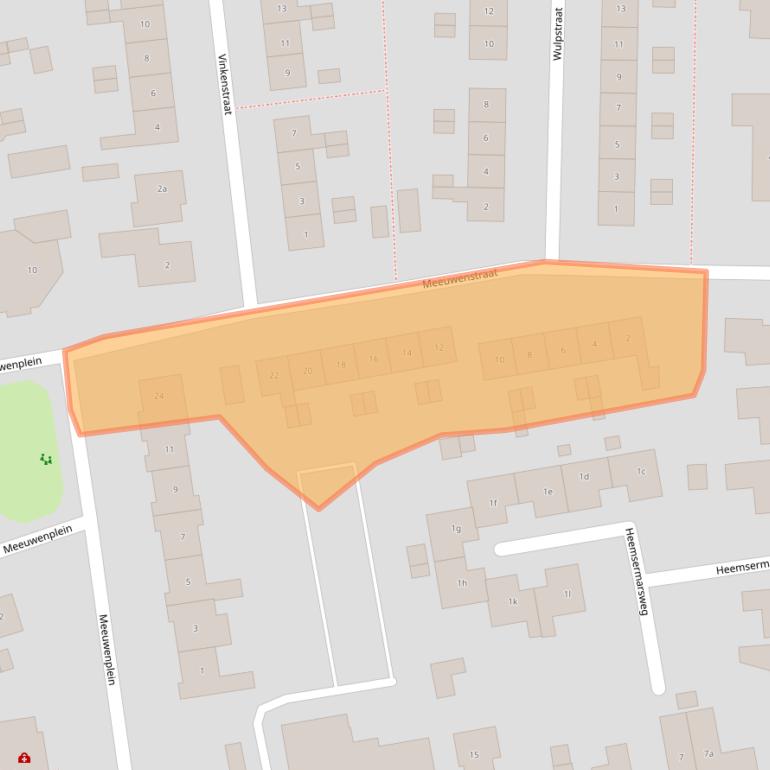 Kaart van postcodegebied 7771AB.