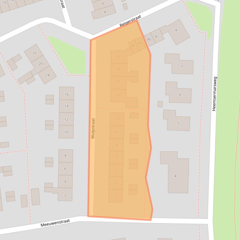 Kaart van postcodegebied 7771AD.