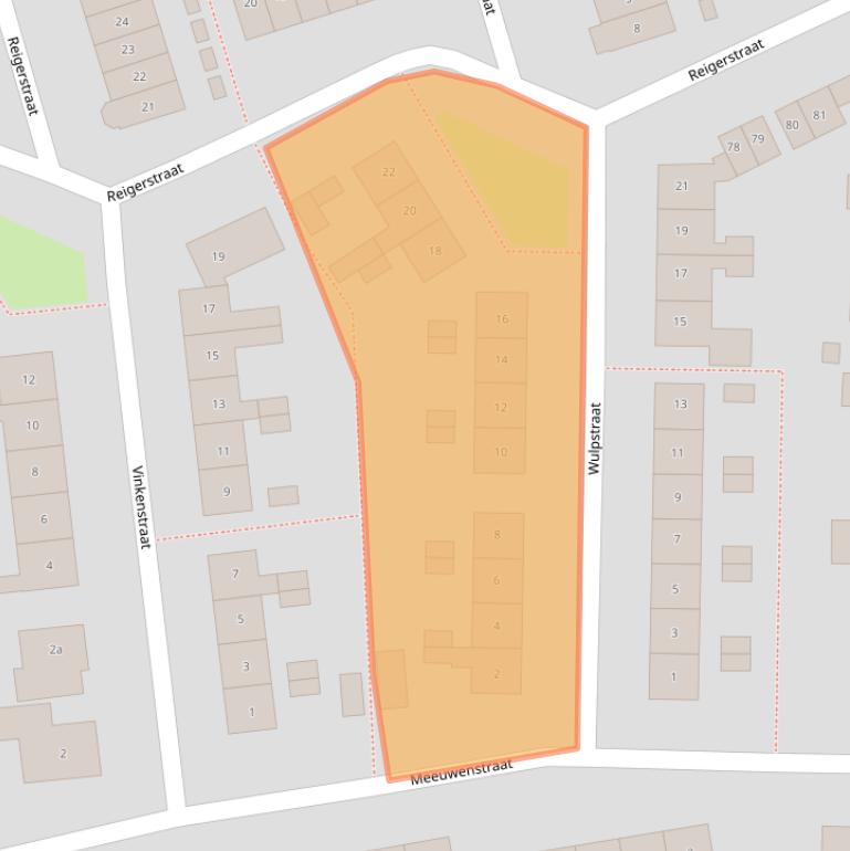 Kaart van postcodegebied 7771AE.
