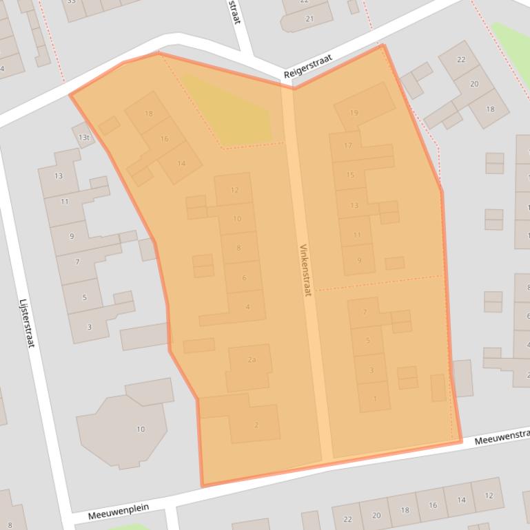 Kaart van postcodegebied 7771AG.